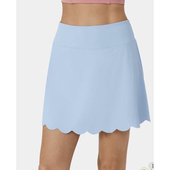 Halara Cloudful Air Fabric High Waist 2-1 Side Pocket Cool Touch Tennis Skirt (M - Picture 8 of 10
